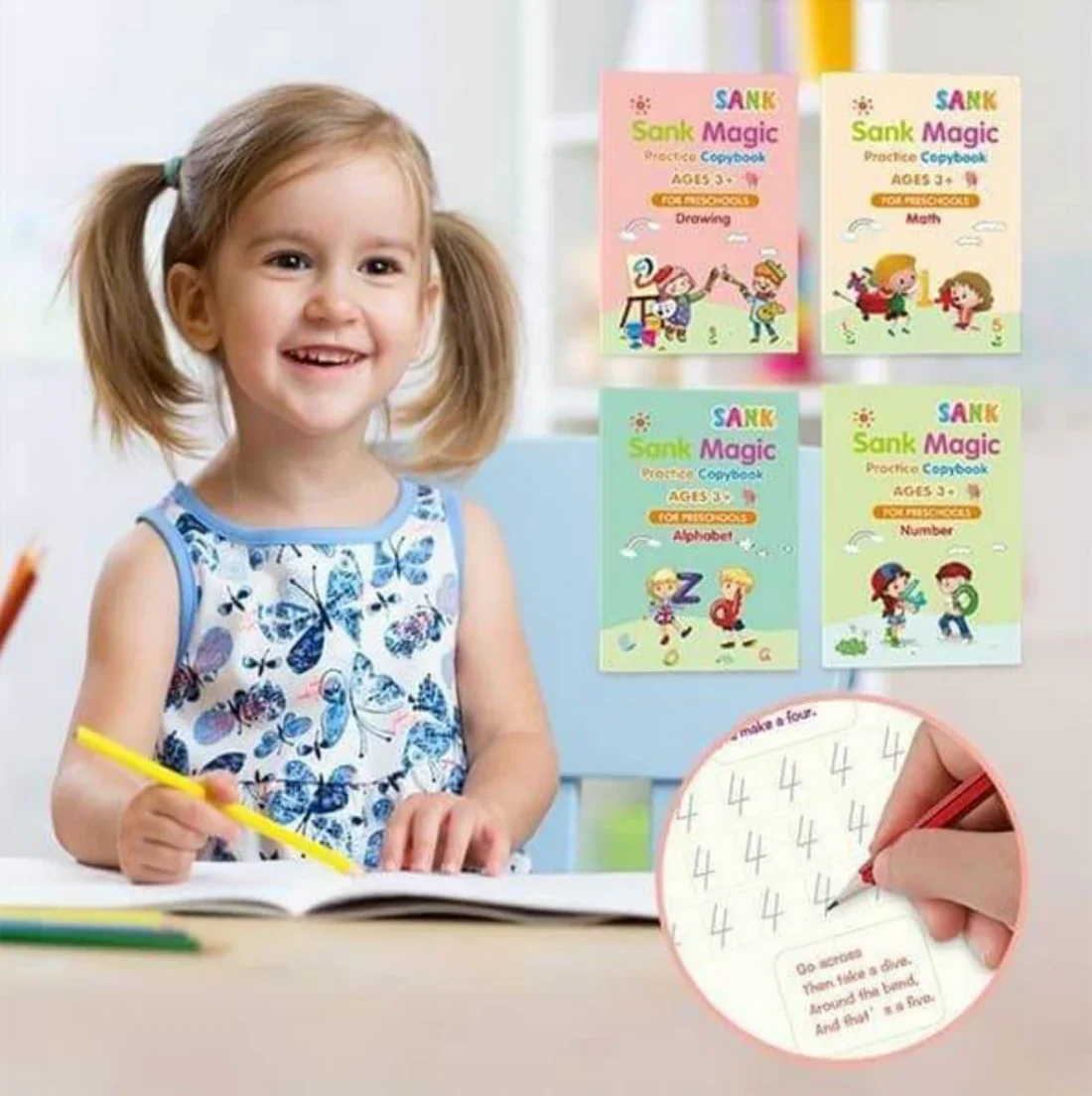 IoApprendo Kit 4 libri + Matita magica